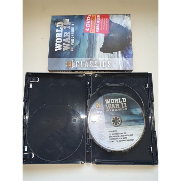 World War II: The War Chronicles (DVD, 2011, 4-Disc Set) EUC - Picture 2 of 8
